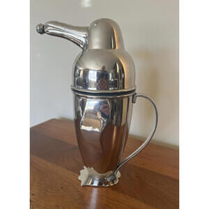 Vtg., large Penguin cocktail shaker - Stainless steel